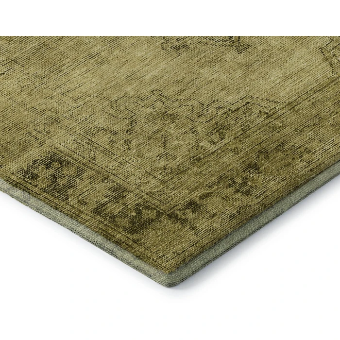 Addison Mayfield Gold AMF658 - 8ft. Round Rug