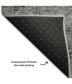Addison Mayfield Gray AMF658 - 8ft. Round Rug