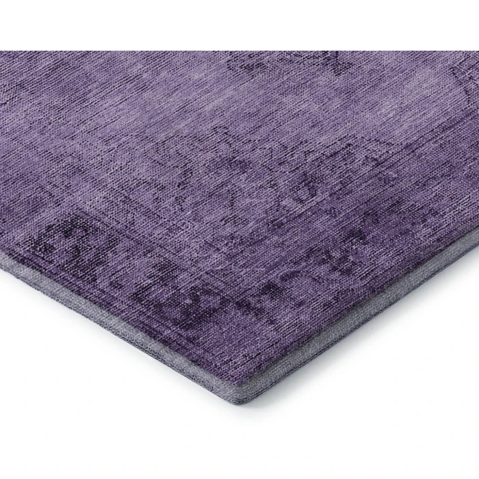 Addison Mayfield Purple AMF658 - 8ft. Round Rug