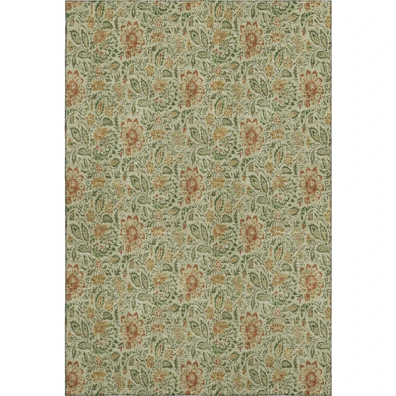 Addison Mayfield Green AMF660 - 8ft. Round Rug