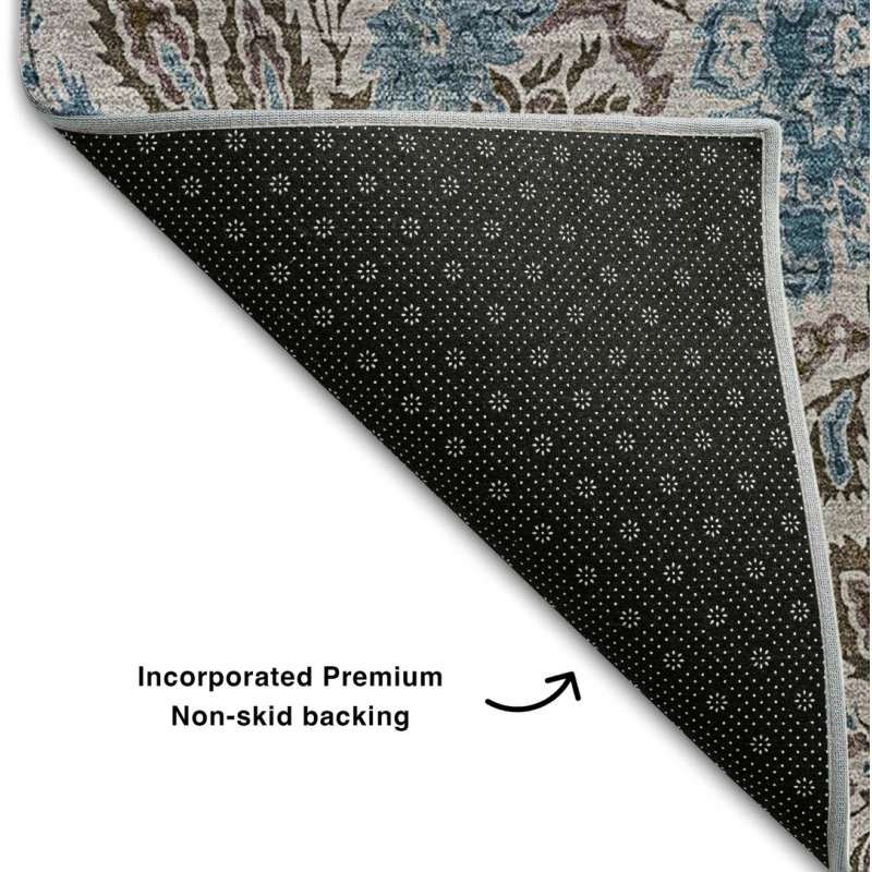 Addison Mayfield Brown AMF660 - 8ft. Round Rug
