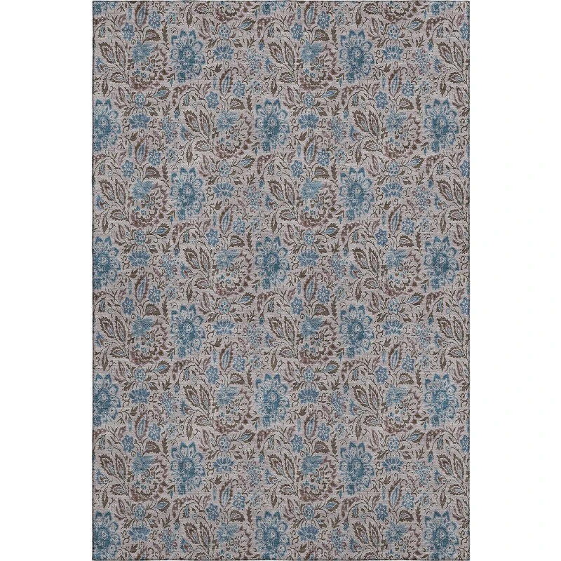 Addison Mayfield Brown AMF660 - 8ft. Round Rug