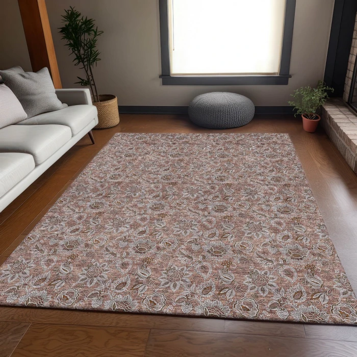 Addison Mayfield Orange AMF661 5ft. x 7ft. 6in. Rect. Rug
