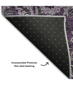 Addison Mayfield Purple AMF661 9ft. x 12ft. Rect. Rug