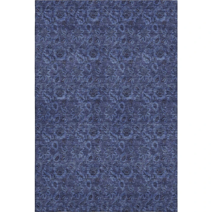 Addison Mayfield Blue AMF661 - 8ft. Round Rug