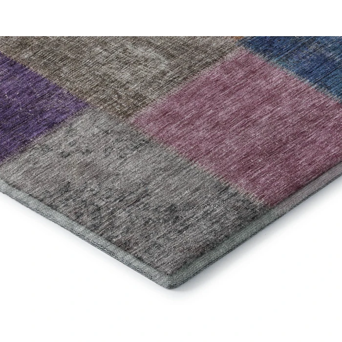 Addison Mayfield Orange AMF663 - 8ft. Round Rug