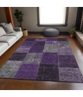 Addison Mayfield Purple AMF663 5ft. x 7ft. 6in. Rect. Rug