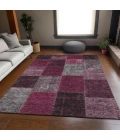 Addison Mayfield Red AMF663 - 8ft. Round Rug