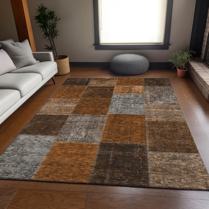 Addison Mayfield Orange AMF663 5ft. x 7ft. 6in. Rect. Rug