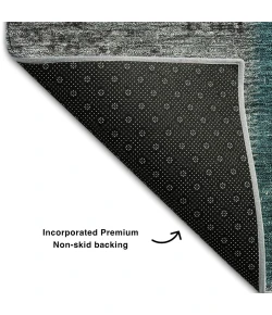 Addison Mayfield Teal AMF663 5ft. x 7ft. 6in. Rect. Rug