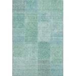 Addison Mayfield Teal AMF664 - 8ft. Round Rug