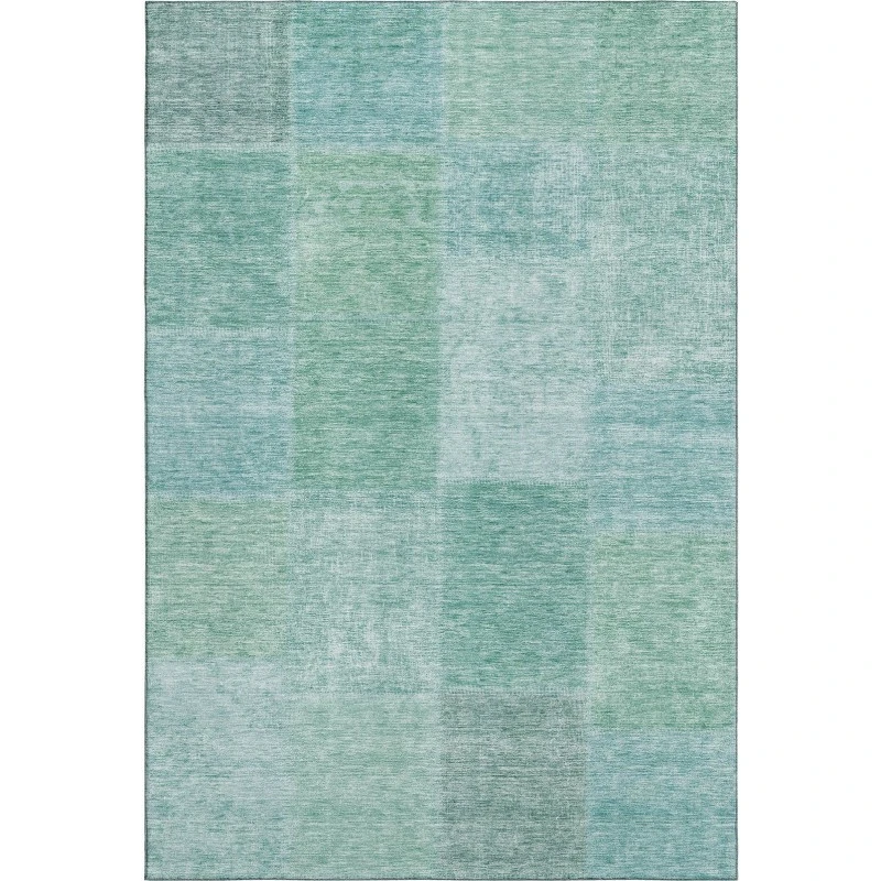 Addison Mayfield Teal AMF664 - 8ft. Round Rug