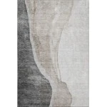 Addison Mayfield Gray AMF667 - 8ft. Round Rug