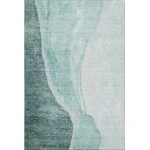 Addison Mayfield Teal AMF667 - 8ft. Round Rug