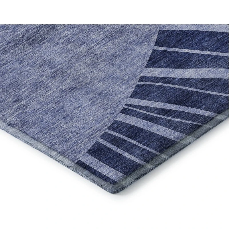 Addison Mayfield Blue AMF668 - 8ft. Round Rug