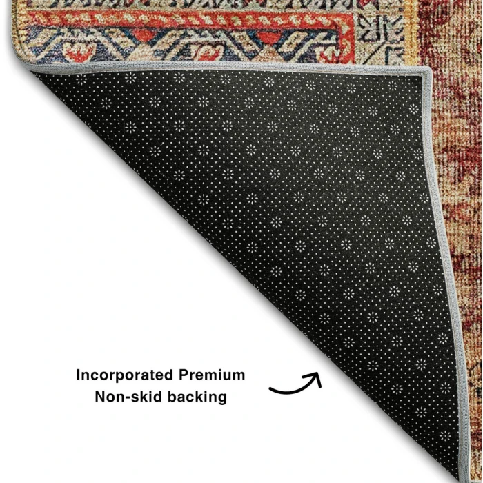 Addison Mayfield Red AMF669 - 8ft. Round Rug
