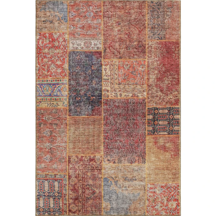 Addison Mayfield Red AMF669 - 8ft. Round Rug