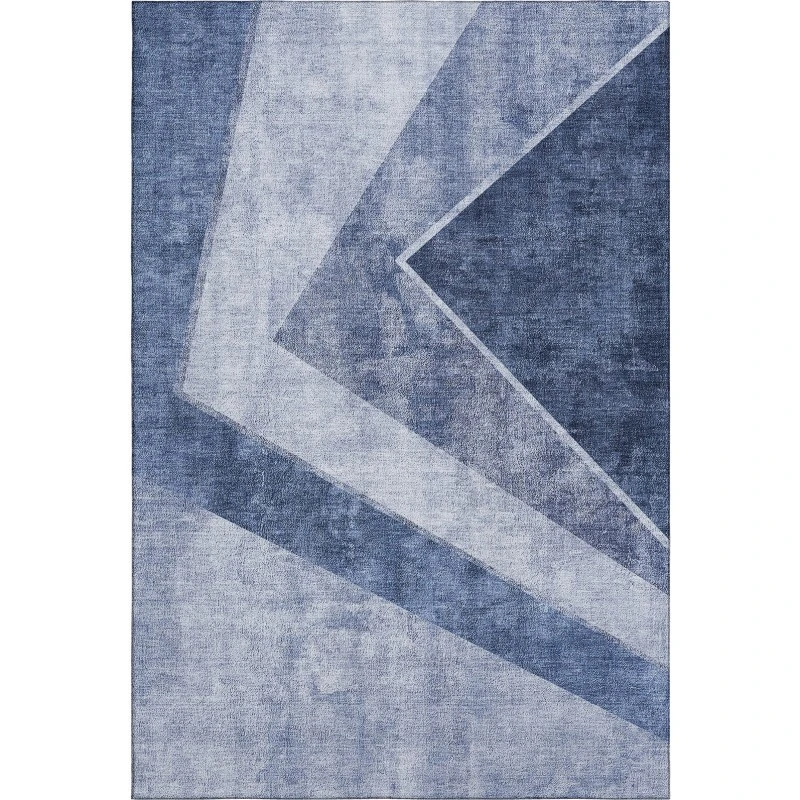 Addison Mayfield Blue AMF671 - 8ft. Round Rug