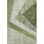 Addison Mayfield Green AMF671 - 8ft. Round Rug