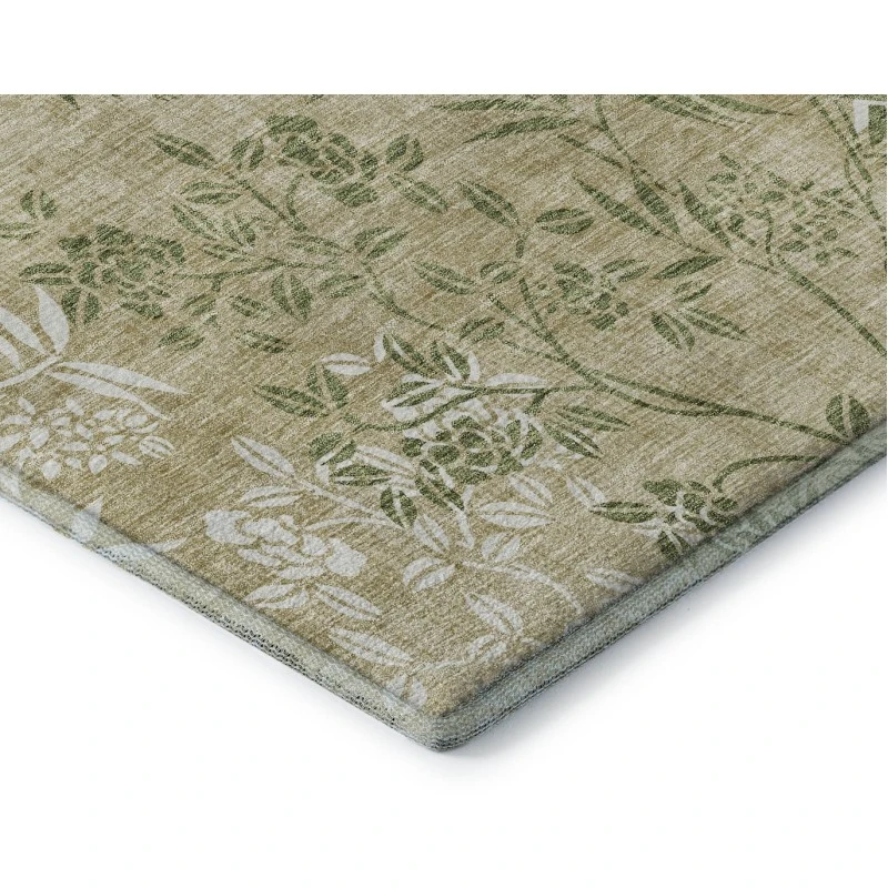Addison Mayfield Brown AMF673 - 8ft. Round Rug