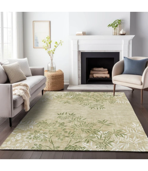 Addison Mayfield Brown AMF673 - 8ft. Round Rug
