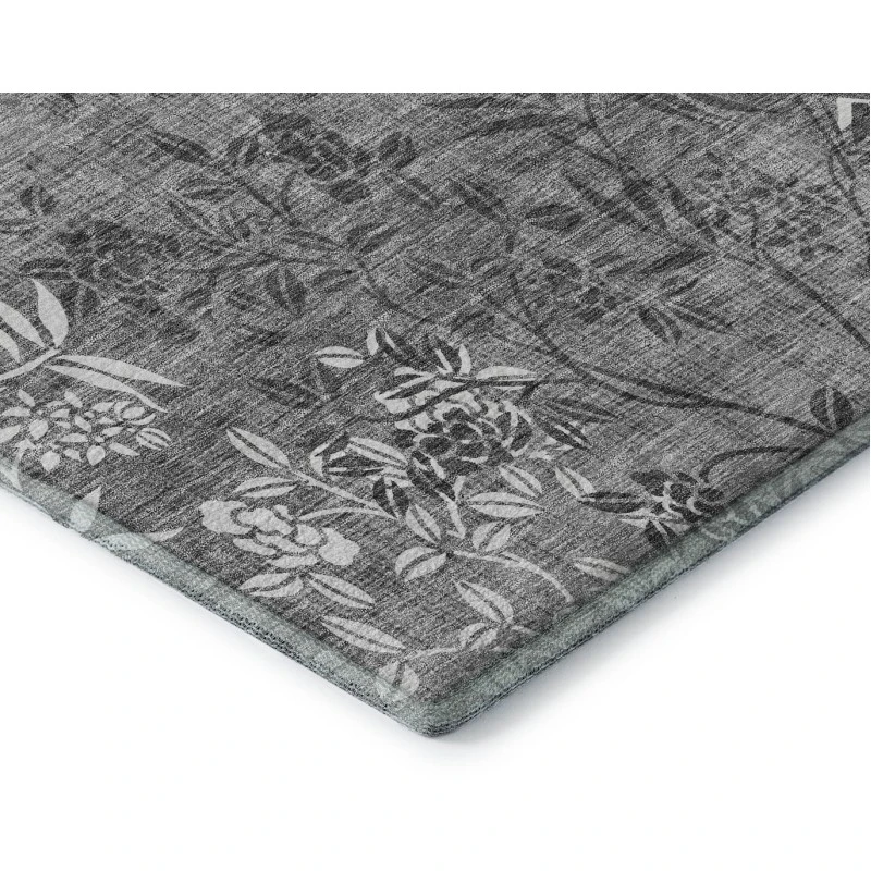 Addison Mayfield Gray AMF673 - 8ft. Round Rug