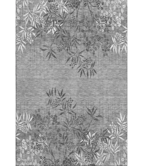 Addison Mayfield Gray AMF673 - 8ft. Round Rug