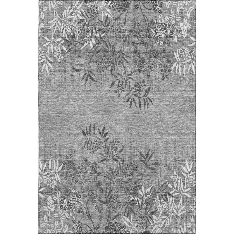 Addison Mayfield Gray AMF673 - 8ft. Round Rug