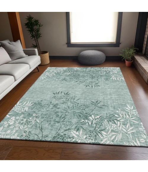 Addison Mayfield Green AMF673 - 8ft. Round Rug