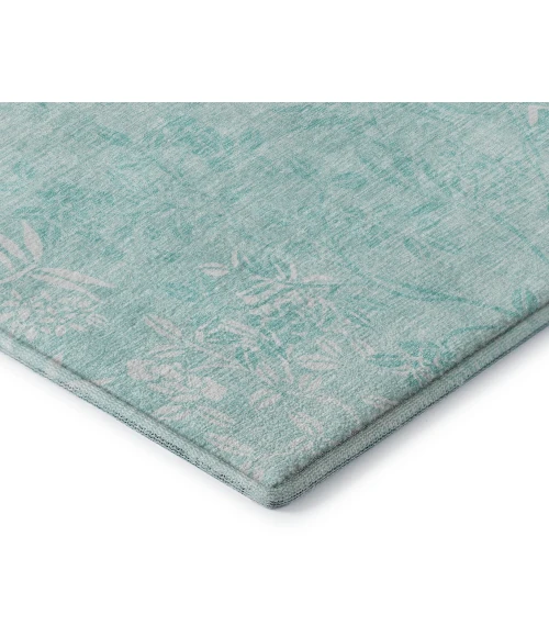 Addison Mayfield Teal AMF673 - 8ft. Round Rug