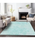 Addison Mayfield Teal AMF673 - 8ft. Round Rug
