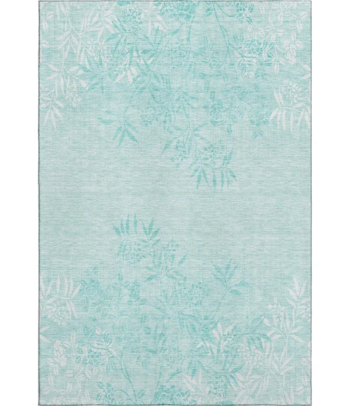 Addison Mayfield Teal AMF673 - 8ft. Round Rug