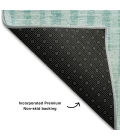Addison Mayfield Teal AMF674 - 8ft. Round Rug