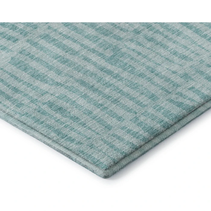 Addison Mayfield Teal AMF674 - 8ft. Round Rug
