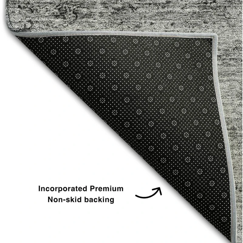 Addison Mayfield Gray AMF675 - 8ft. Round Rug