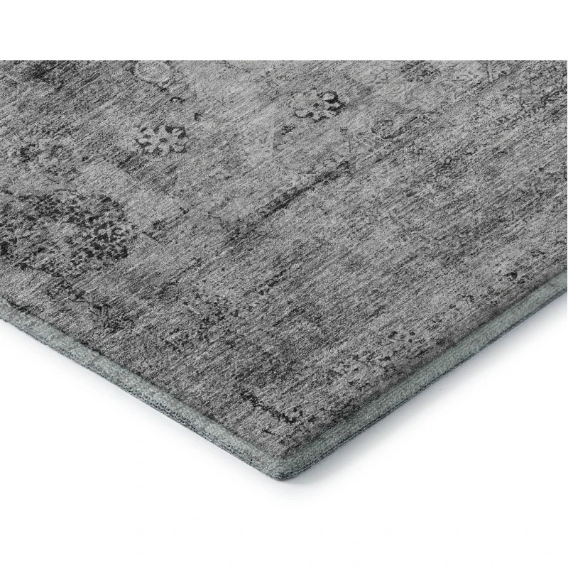 Addison Mayfield Gray AMF675 - 8ft. Round Rug