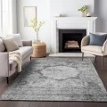 Addison Mayfield Gray AMF675 - 8ft. Round Rug