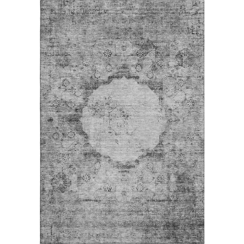 Addison Mayfield Gray AMF675 - 8ft. Round Rug