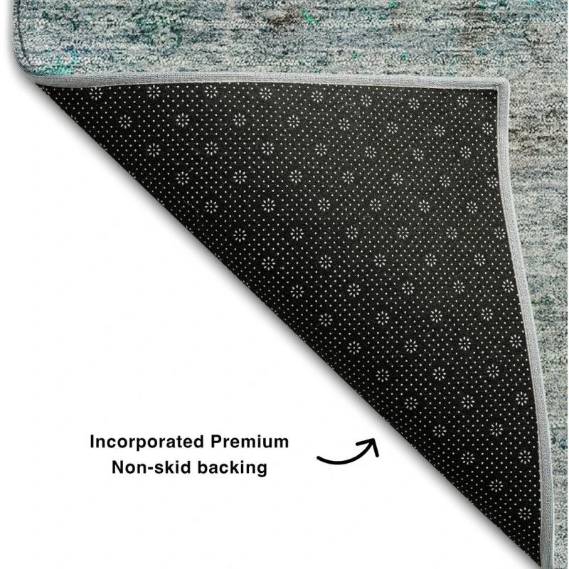 Addison Mayfield Teal AMF675 5ft. x 7ft. 6in. Rect. Rug