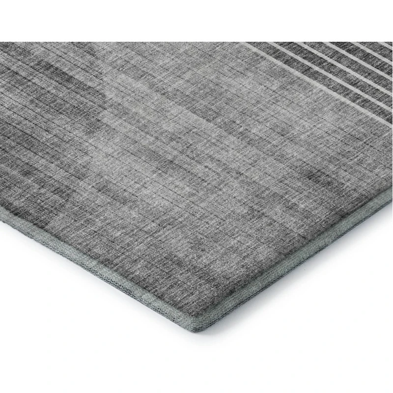 Addison Mayfield Gray AMF676 - 8ft. Round Rug