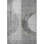 Addison Mayfield Gray AMF676 - 8ft. Round Rug