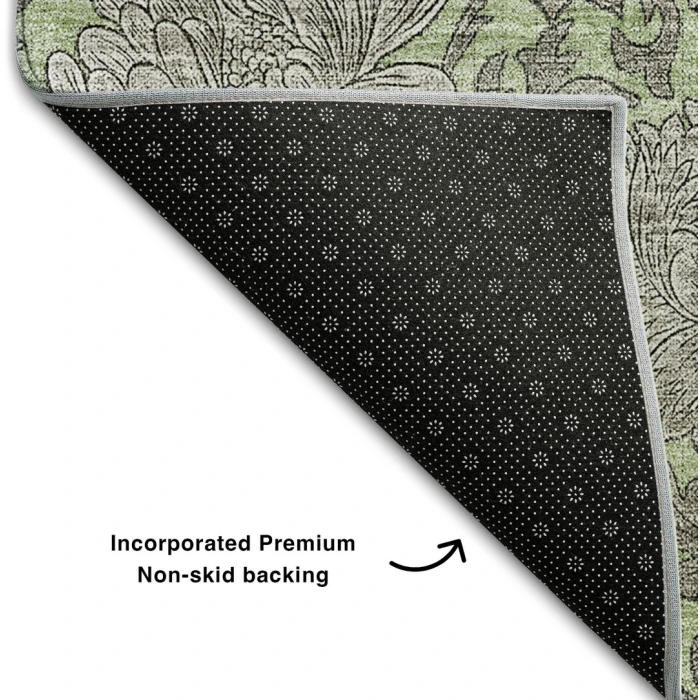 Addison Mayfield Green AMF677 - 8ft. Round Rug
