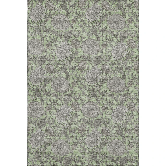 Addison Mayfield Green AMF677 - 8ft. Round Rug