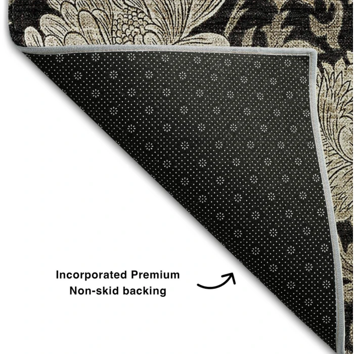 Addison Mayfield Black AMF677 8ft. x 10ft. Rect. Rug