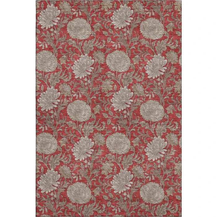Addison Mayfield Red AMF677 - 8ft. Round Rug