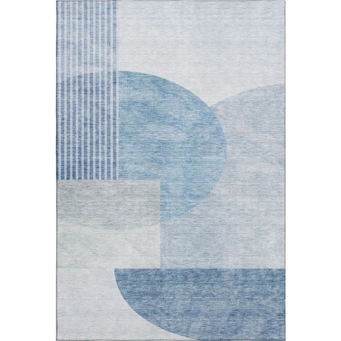 Addison Mayfield Blue AMF678 - 8ft. Round Rug