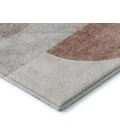 Addison Mayfield Orange AMF678 - 8ft. Round Rug