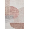 Addison Mayfield Orange AMF678 - 8ft. Round Rug