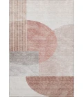 Addison Mayfield Orange AMF678 - 8ft. Round Rug