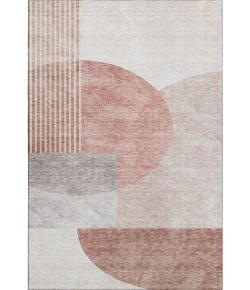 Addison Mayfield Orange AMF678 - 8ft. Round Rug